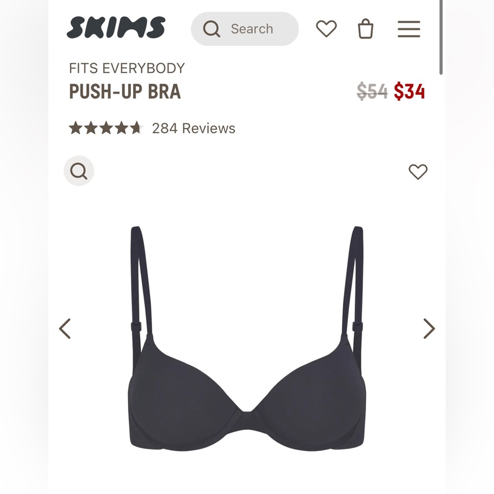 Skims Fits Everybody Push-Up Bra